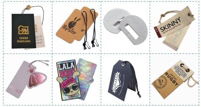 Custom packaging accessories, cards and tags