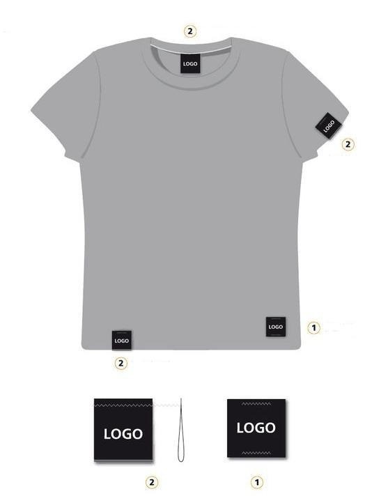 Custom woven labels for garments